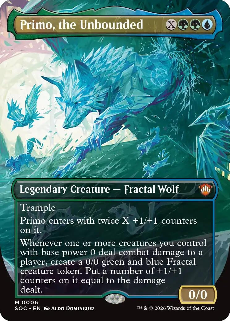 Image for Primo, the Unbounded (Borderless) (6) [Secrets of Strixhaven] - Magic: The Gathering
