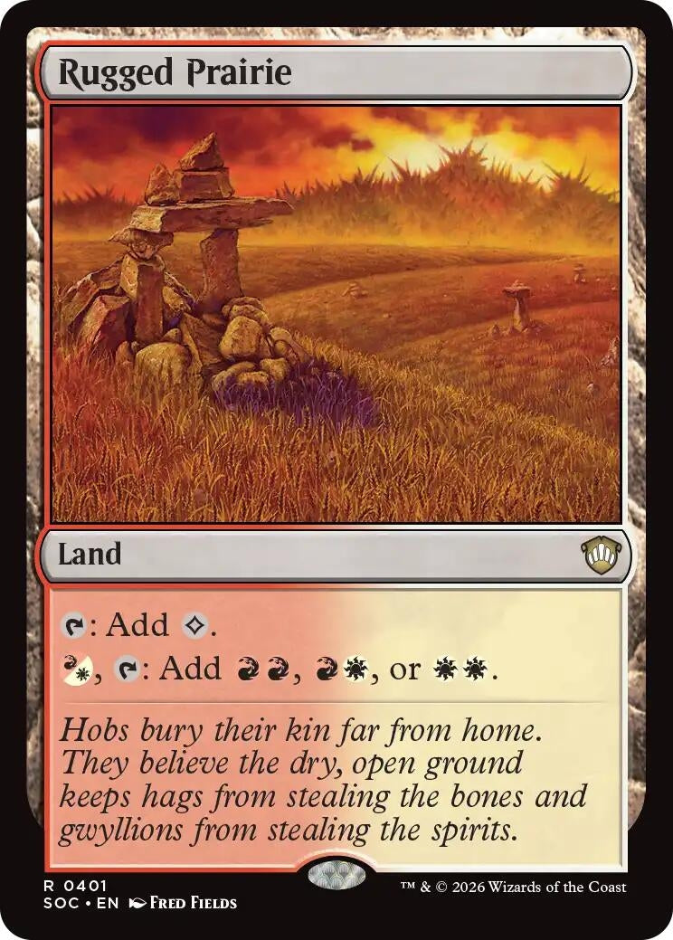 Image for Rugged Prairie (401) [Secrets of Strixhaven] - Magic: The Gathering