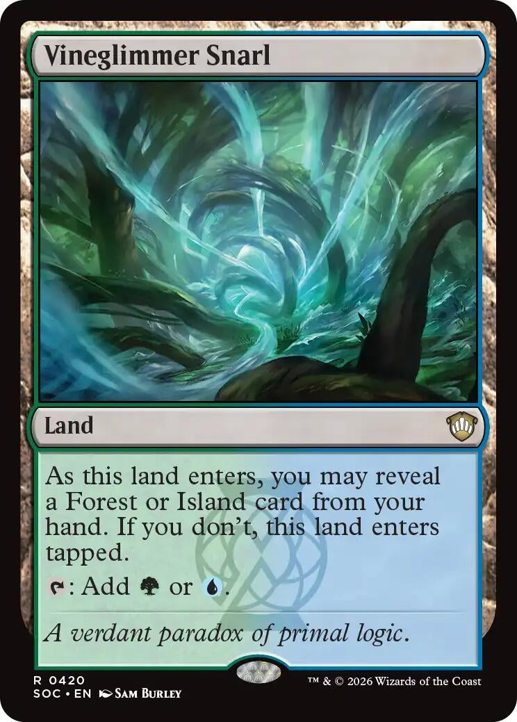 Image for Vineglimmer Snarl (420) [Secrets of Strixhaven] - Magic: The Gathering