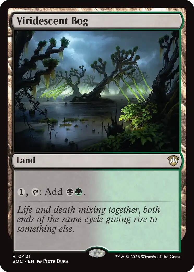 Image for Viridescent Bog (421) [Secrets of Strixhaven] - Magic: The Gathering