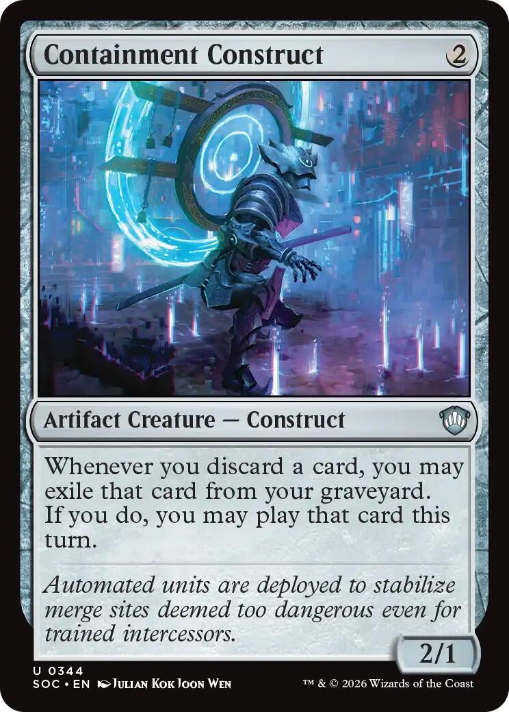 Image for Containment Construct (344) [Secrets of Strixhaven] - Magic: The Gathering