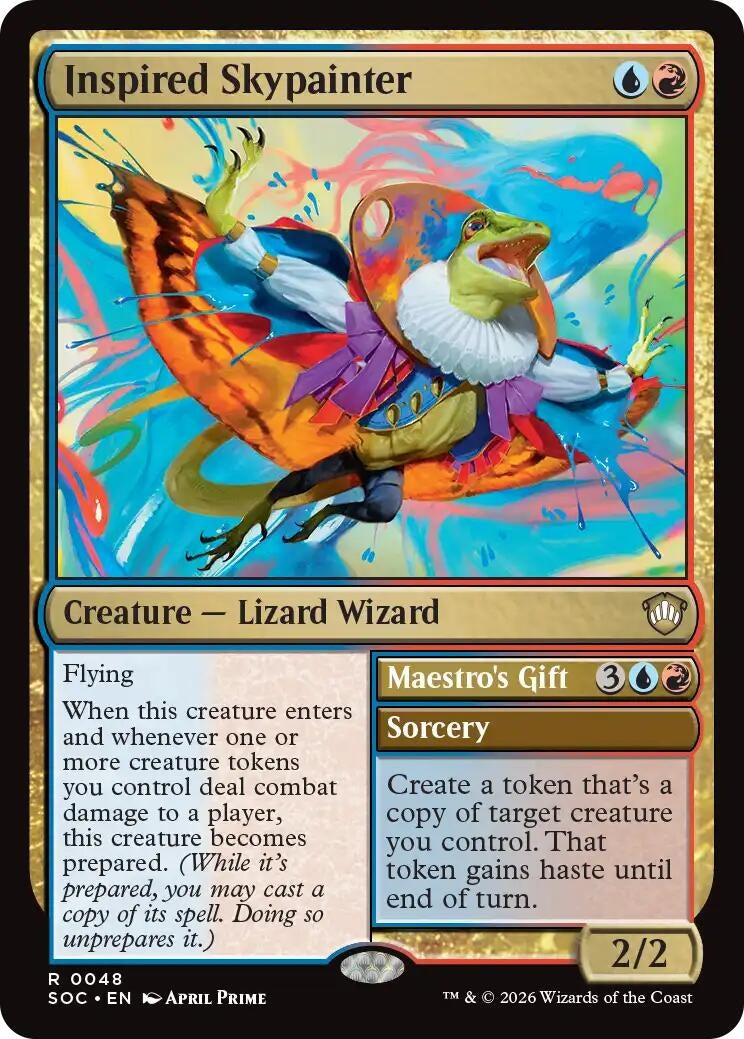 Image for Inspired Skypainter (48) [Secrets of Strixhaven] - Magic: The Gathering