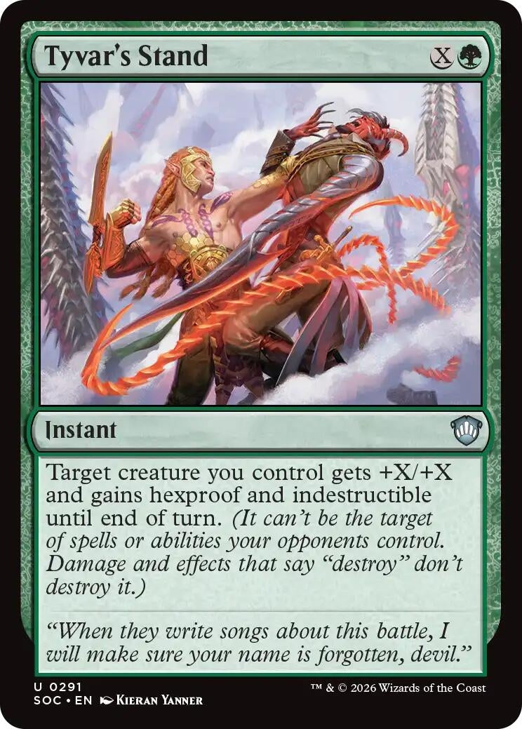 Image for Tyvar's Stand (291) [Secrets of Strixhaven] - Magic: The Gathering