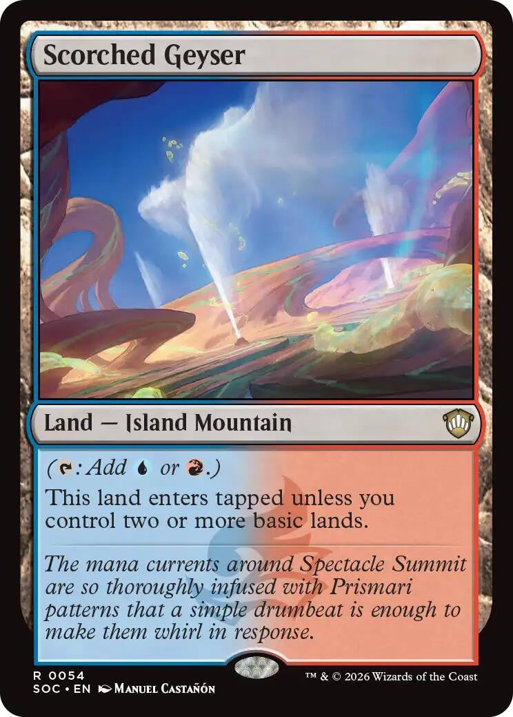 Image for Scorched Geyser (54) [Secrets of Strixhaven] - Magic: The Gathering