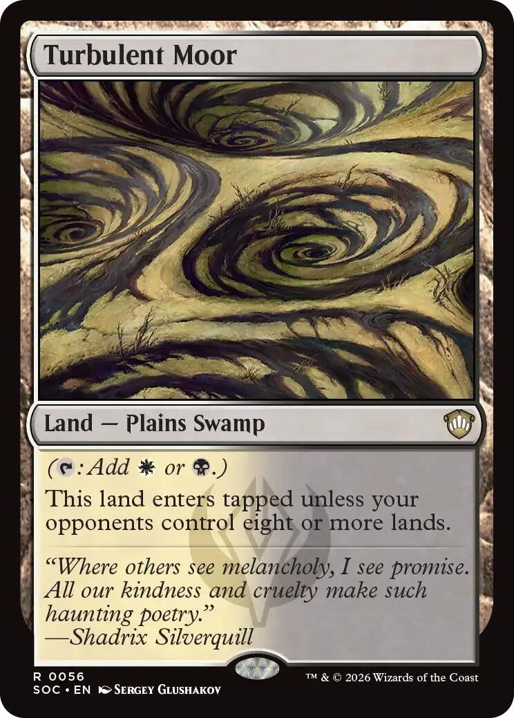 Image for Turbulent Moor (56) [Secrets of Strixhaven] - Magic: The Gathering