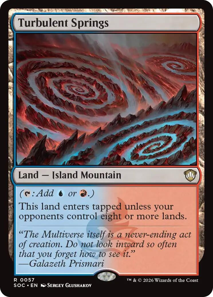 Image for Turbulent Springs (57) [Secrets of Strixhaven] - Magic: The Gathering