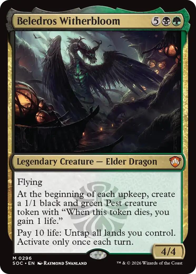 Image for Beledros Witherbloom (296) [Secrets of Strixhaven] - Magic: The Gathering