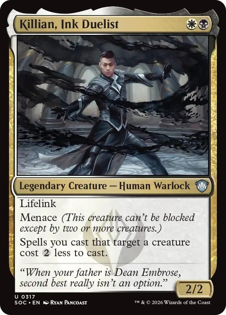 Image for Killian, Ink Duelist (317) [Secrets of Strixhaven] - Magic: The Gathering