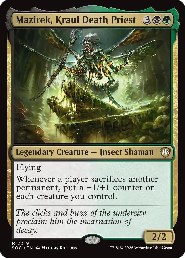 Image for Mazirek, Kraul Death Priest (319) [Secrets of Strixhaven] - Magic: The Gathering