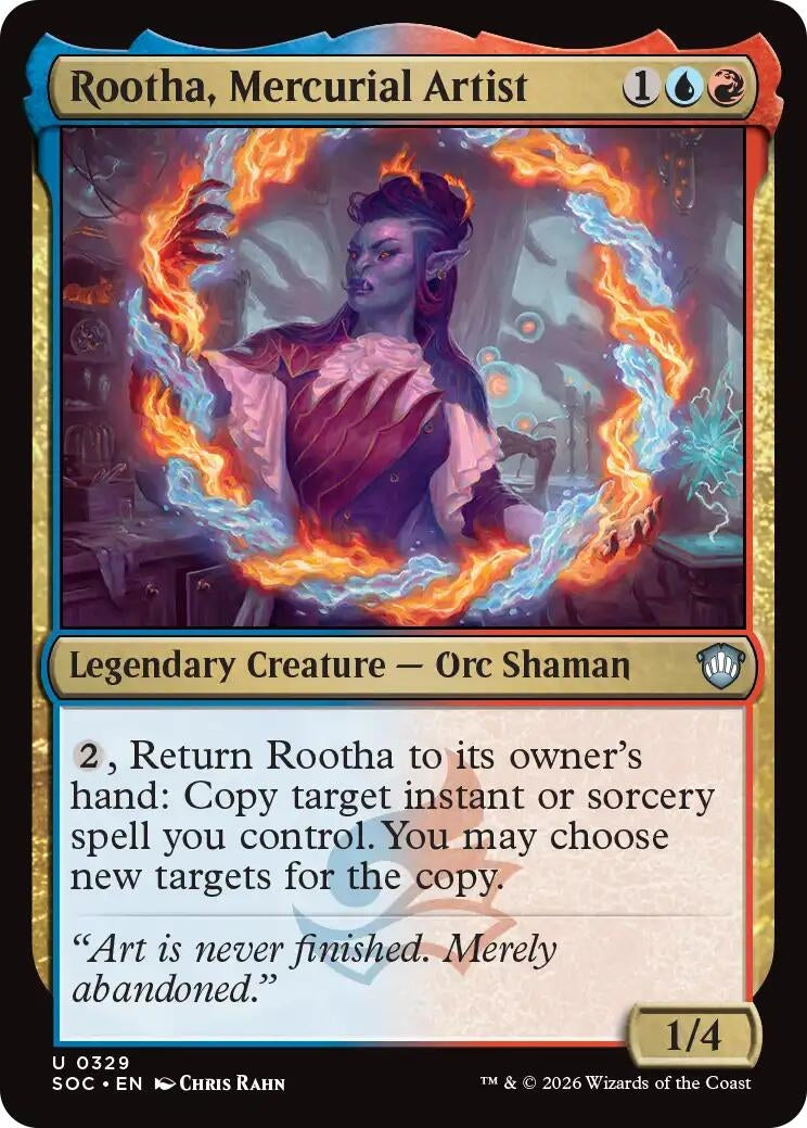 Image for Rootha, Mercurial Artist (329) [Secrets of Strixhaven] - Magic: The Gathering