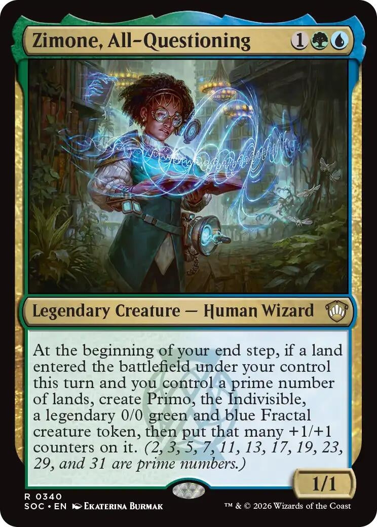 Image for Zimone, All-Questioning (340) [Secrets of Strixhaven] - Magic: The Gathering