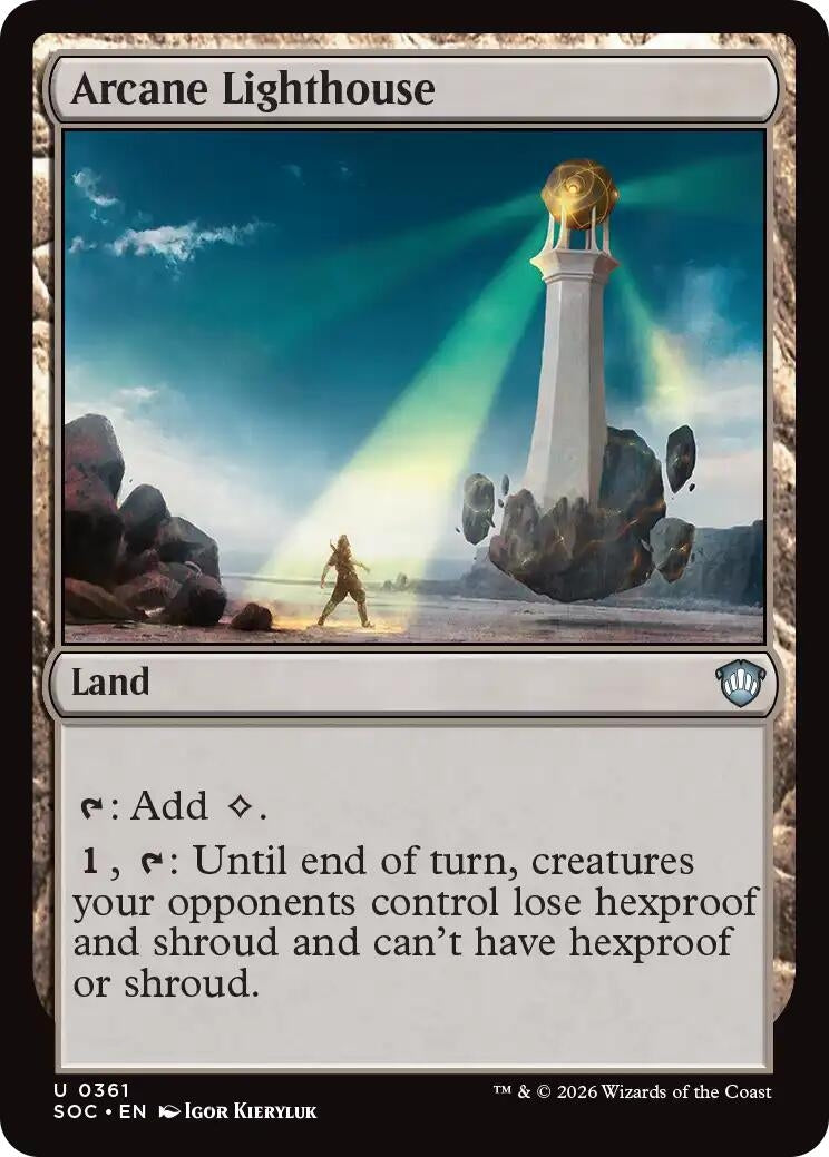 Image for Arcane Lighthouse (361) [Secrets of Strixhaven] - Magic: The Gathering