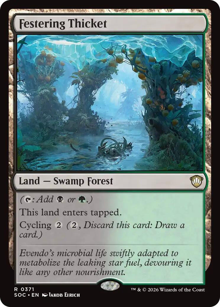 Image for Festering Thicket (371) [Secrets of Strixhaven] - Magic: The Gathering