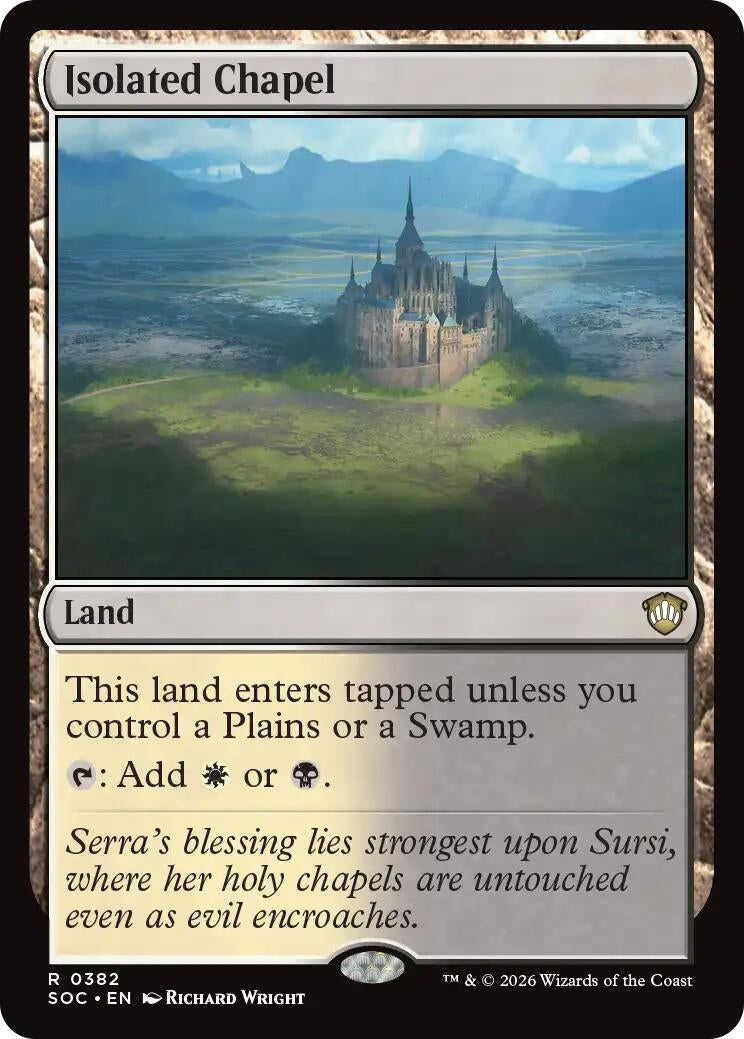 Image for Isolated Chapel (382) [Secrets of Strixhaven] - Magic: The Gathering