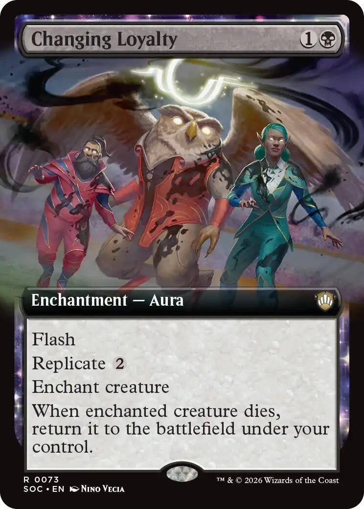 Image for Changing Loyalty (Extended Art) (73) [Secrets of Strixhaven] - Magic: The Gathering