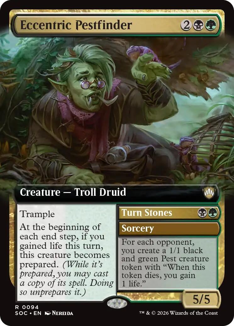 Image for Eccentric Pestfinder (Extended Art) (94) [Secrets of Strixhaven] - Magic: The Gathering