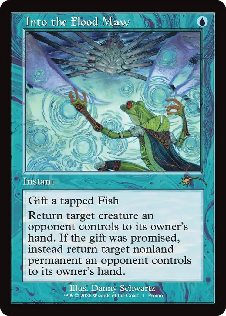 Image for Into the Flood Maw (Retro Frame) (1) [WPN & Gateway Promos] - Magic: The Gathering
