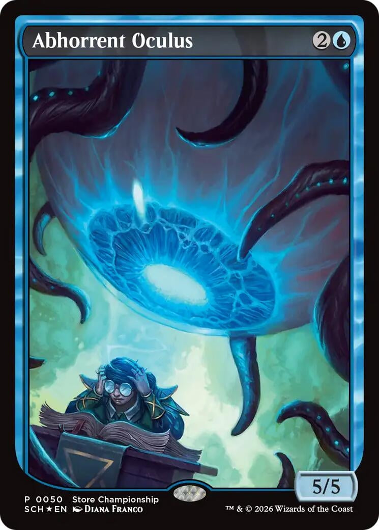Image for Abhorrent Oculus (50) [Game Day & Store Championship Promos] - Magic: The Gathering