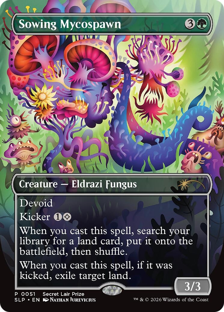 Image for Sowing Mycospawn (51) [Secret Lair Showdown] - Magic: The Gathering