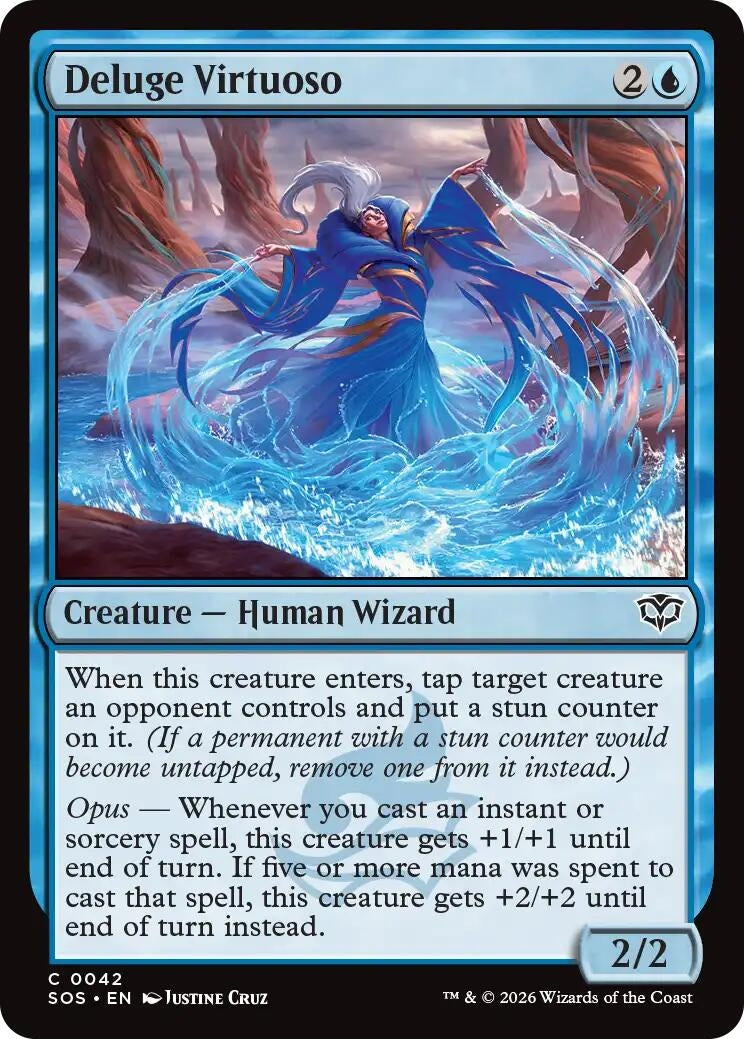 Image for Deluge Virtuoso (42) [Secrets of Strixhaven] - Magic: The Gathering