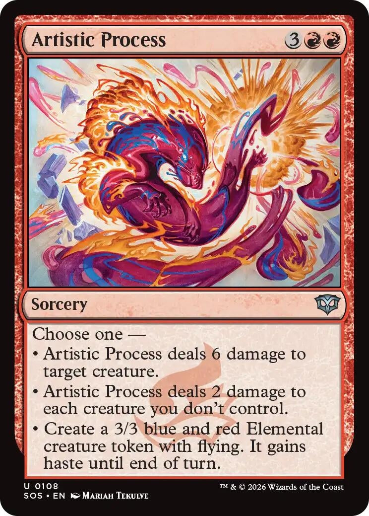 Image for Artistic Process (108) [Secrets of Strixhaven] - Magic: The Gathering