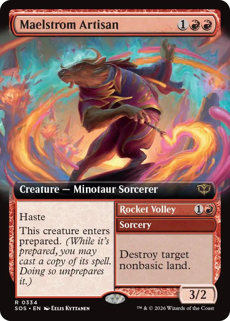Image for Maelstrom Artisan (Extended Art) (334) [Secrets of Strixhaven] - Magic: The Gathering