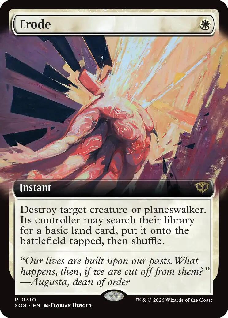Image for Erode (Extended Art) (310) [Secrets of Strixhaven] - Magic: The Gathering