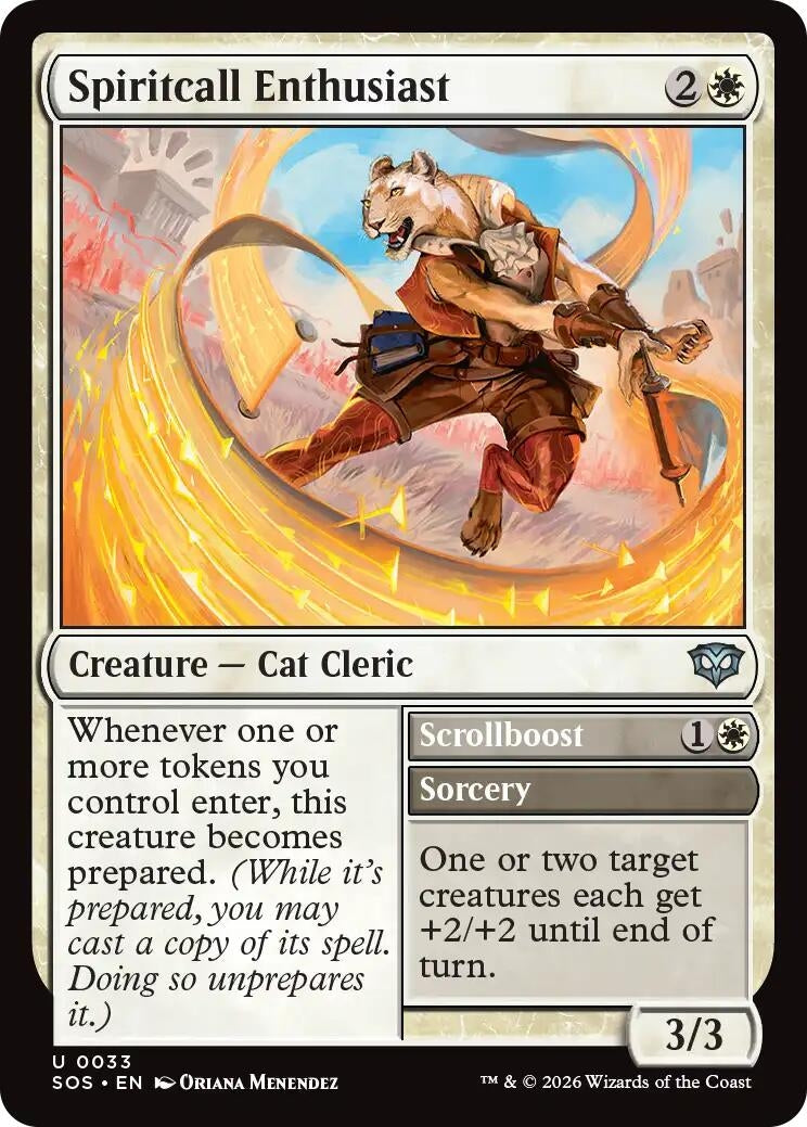 Image for Spiritcall Enthusiast (33) [Secrets of Strixhaven] - Magic: The Gathering