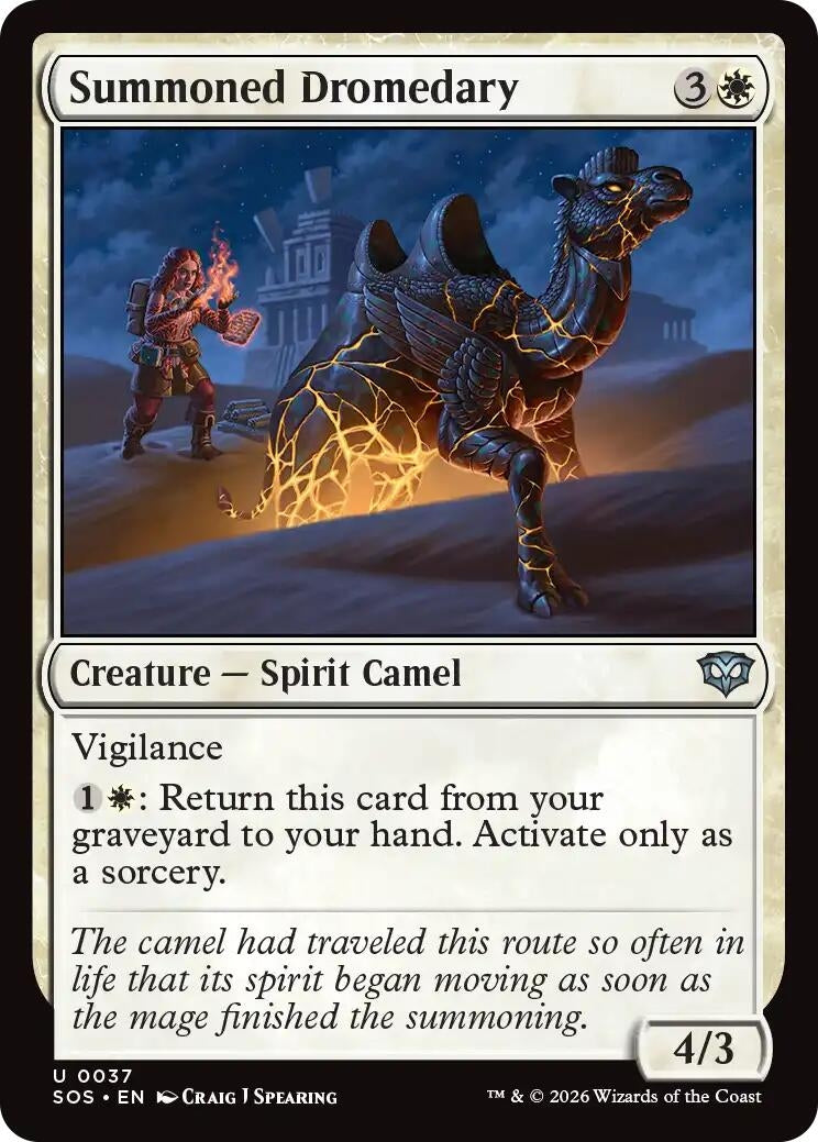 Image for Summoned Dromedary (37) [Secrets of Strixhaven] - Magic: The Gathering