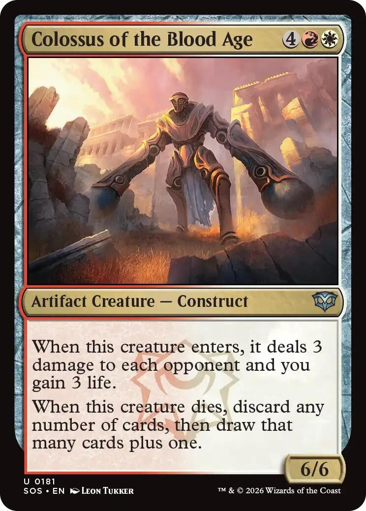 Image for Colossus of the Blood Age (181) [Secrets of Strixhaven] - Magic: The Gathering