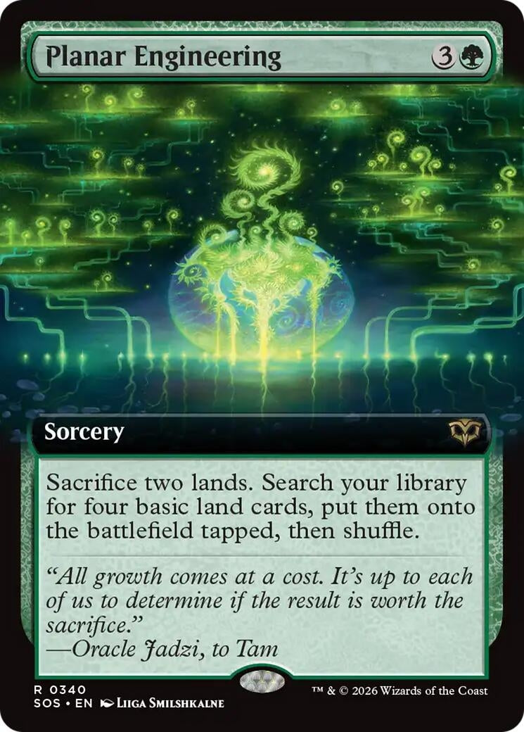 Image for Planar Engineering (Extended Art) (340) [Secrets of Strixhaven] - Magic: The Gathering