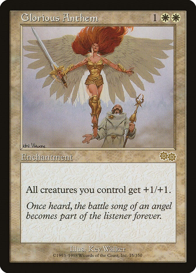 Image for Glorious Anthem (15) [Urza's Saga] - Magic: The Gathering