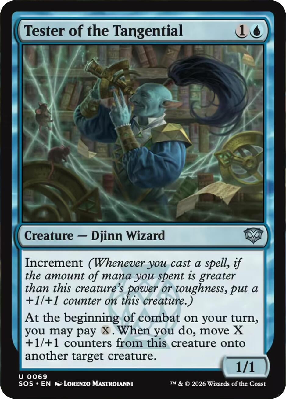 Image for Tester of the Tangential (69) [Secrets of Strixhaven] - Magic: The Gathering