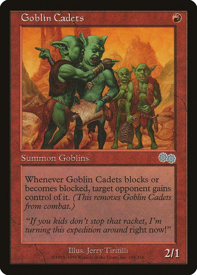 Image for Goblin Cadets (189) [Urza's Saga] - Magic: The Gathering