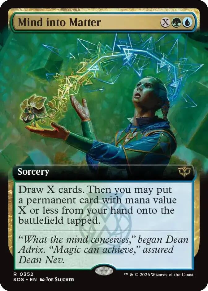 Image for Mind into Matter (Extended Art) (352) [Secrets of Strixhaven] - Magic: The Gathering