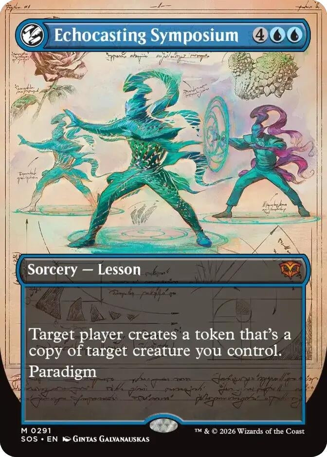 Image for Echocasting Symposium (Borderless) (291) [Secrets of Strixhaven] - Magic: The Gathering