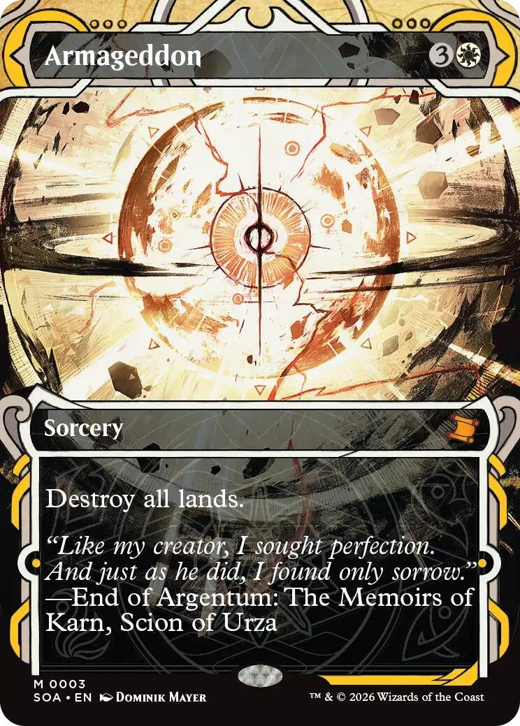 Image for Armageddon (3) [Secrets of Strixhaven: Mystical Archive] - Magic: The Gathering