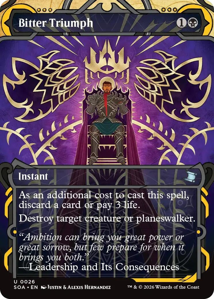 Image for Bitter Triumph (26) [Secrets of Strixhaven: Mystical Archive] - Magic: The Gathering