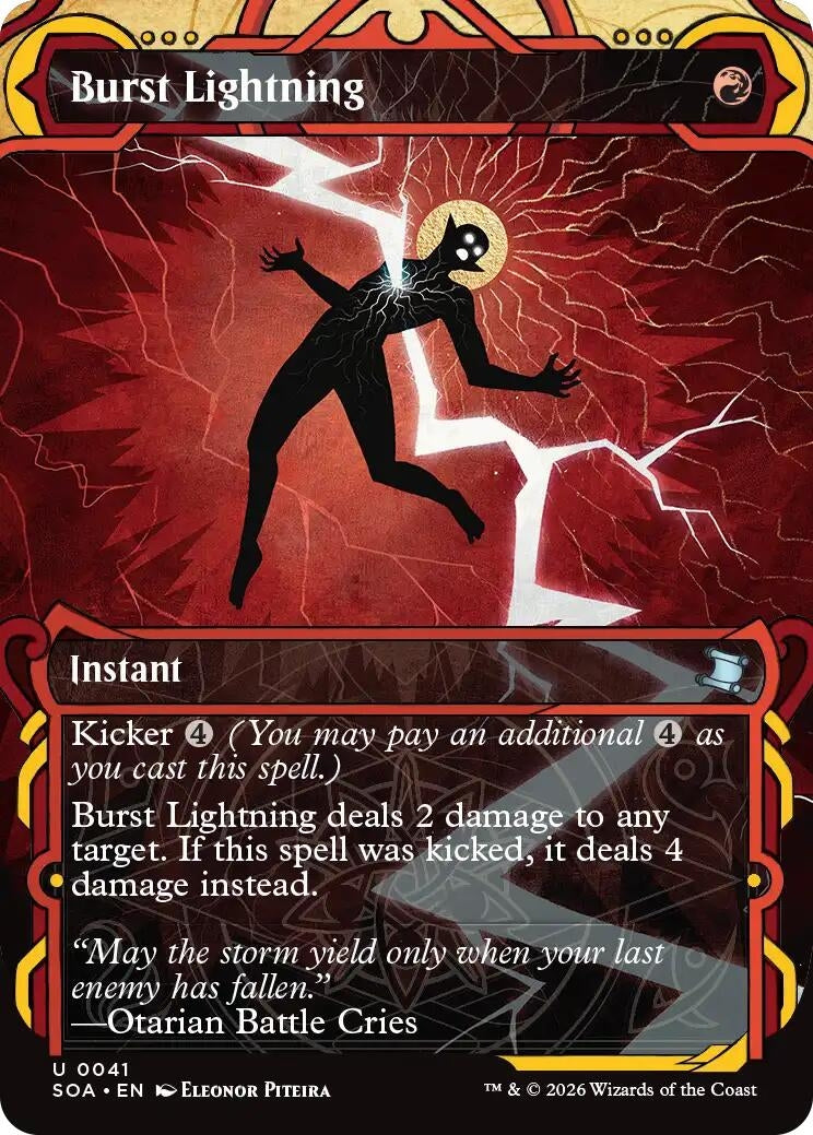 Image for Burst Lightning (41) [Secrets of Strixhaven: Mystical Archive] - Magic: The Gathering