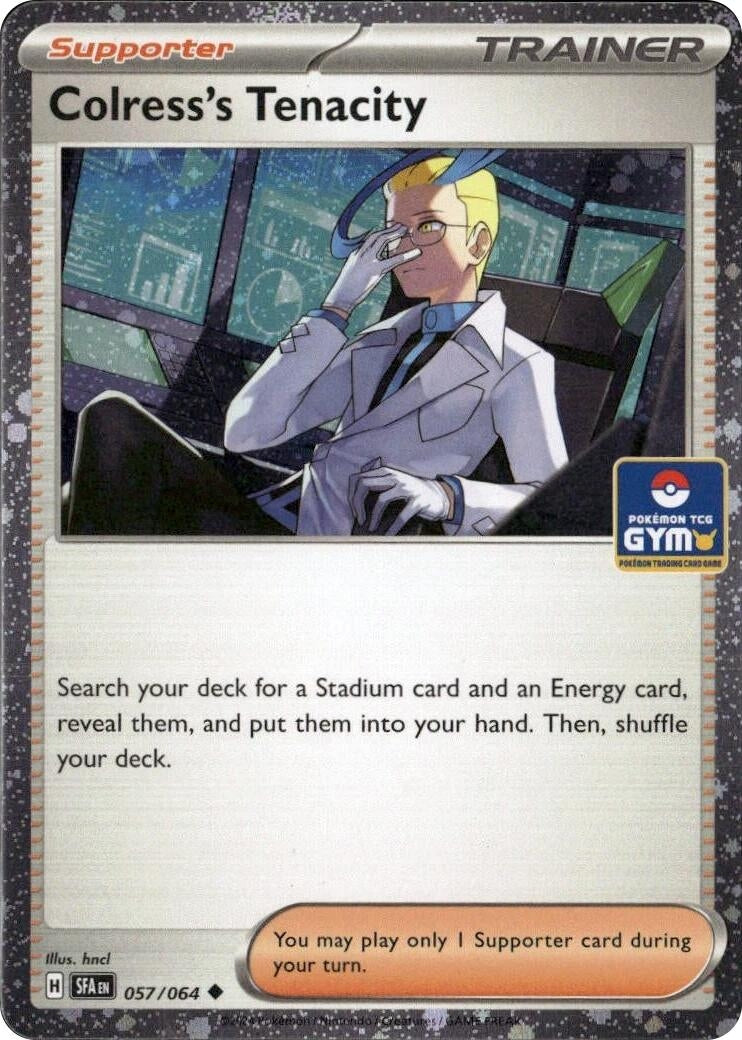 Image for Colress's Tenacity (Gym Stamp Asia Exclusive) (057/064) [Miscellaneous Cards & Products] - Pokemon