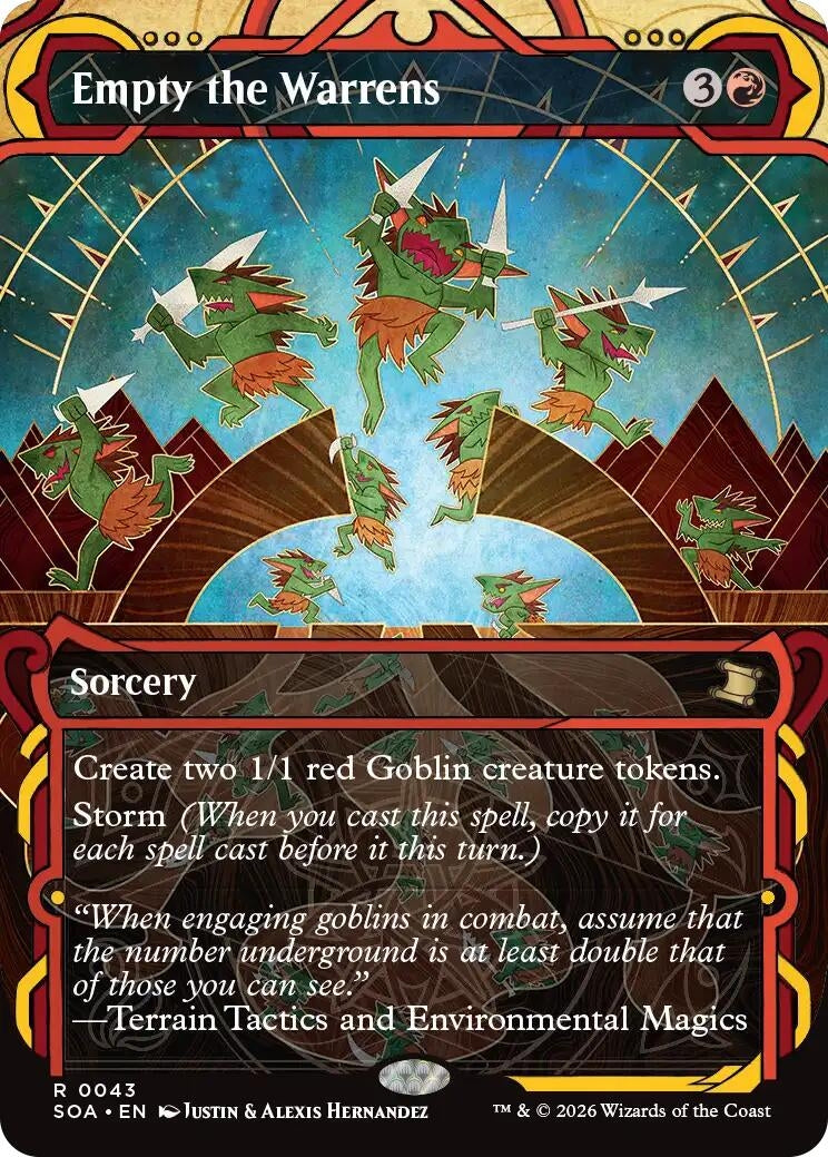 Image for Empty the Warrens (43) [Secrets of Strixhaven: Mystical Archive] - Magic: The Gathering