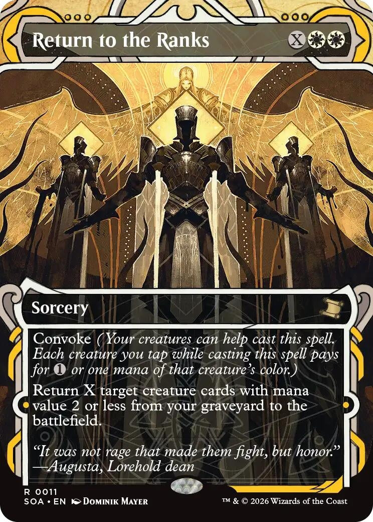 Image for Return to the Ranks (11) [Secrets of Strixhaven: Mystical Archive] - Magic: The Gathering