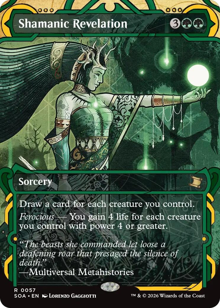 Image for Shamanic Revelation (57) [Secrets of Strixhaven: Mystical Archive] - Magic: The Gathering