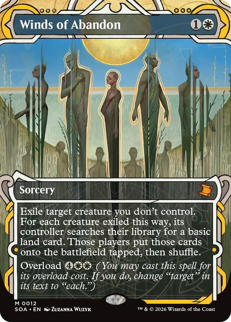Image for Winds of Abandon (12) [Secrets of Strixhaven: Mystical Archive] - Magic: The Gathering