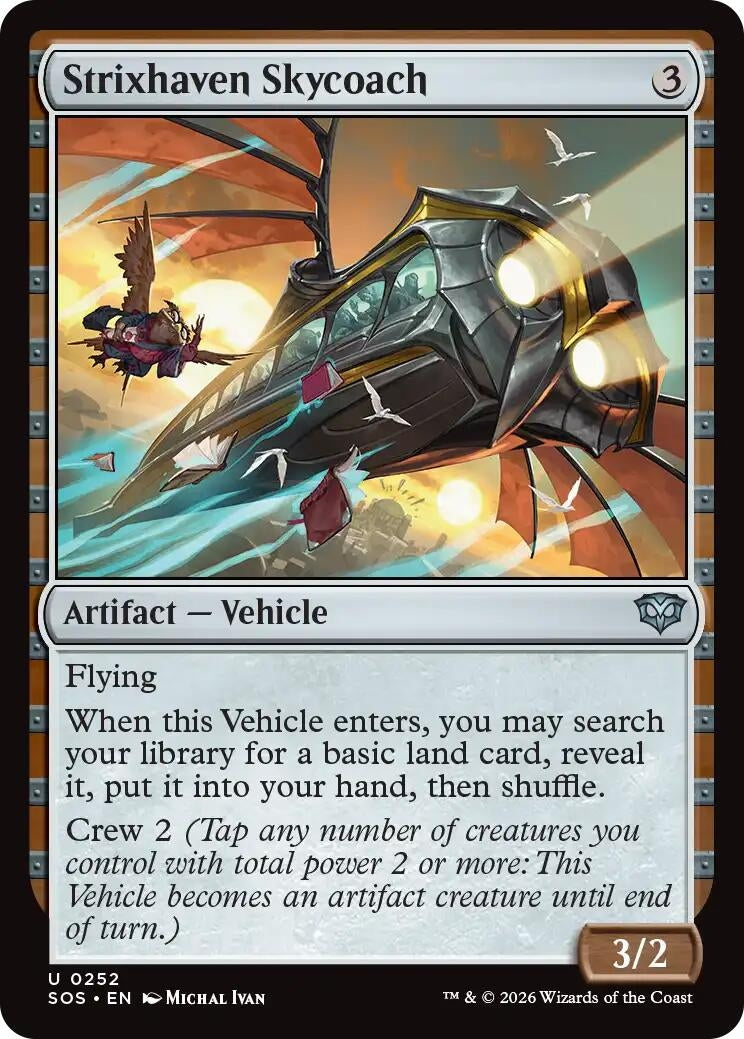 Image for Strixhaven Skycoach (252) [Secrets of Strixhaven] - Magic: The Gathering