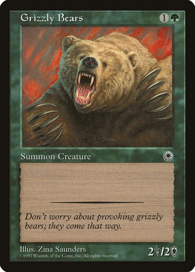 Image for Grizzly Bears [Portal] - Magic: The Gathering