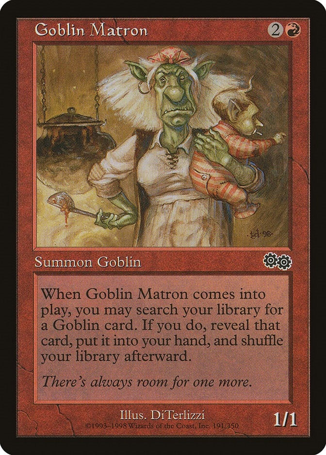 Image for Goblin Matron (191) [Urza's Saga] - Magic: The Gathering