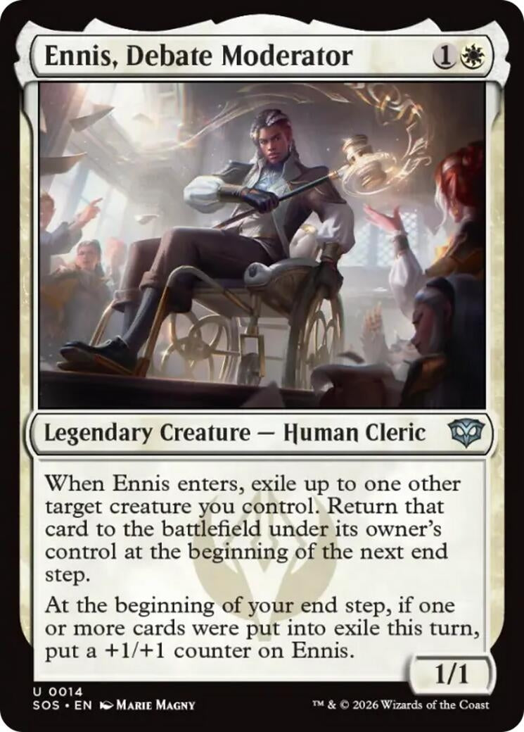 Image for Ennis, Debate Moderator (14) [Secrets of Strixhaven] - Magic: The Gathering