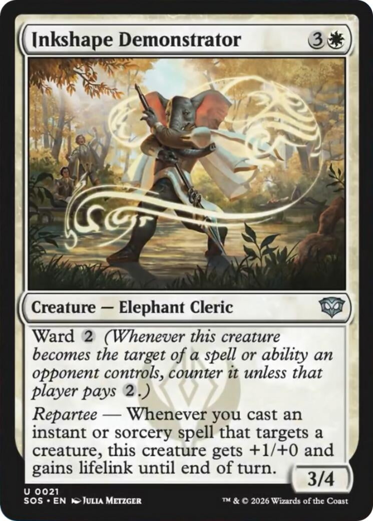 Image for Inkshape Demonstrator (21) [Secrets of Strixhaven] - Magic: The Gathering