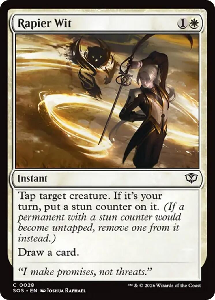 Image for Rapier Wit (28) [Secrets of Strixhaven] - Magic: The Gathering